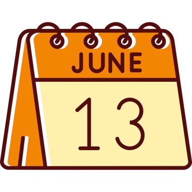 Haziran 23 takvim simgesi - takvim simgesi