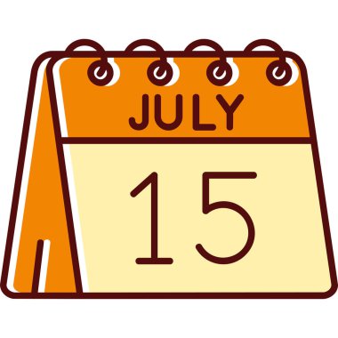 14 Temmuz - Takvim simgesi