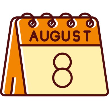 Takvim Eylül - Ağustos simgesi