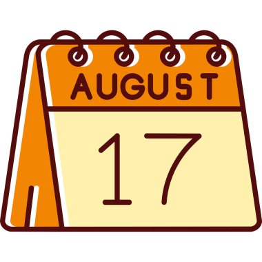 Takvim simgesi, vektör çizimi