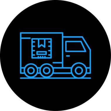 vektör teslimat kutusu ico