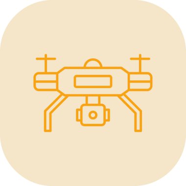 İHA simgesi, vektör illüstrasyonu