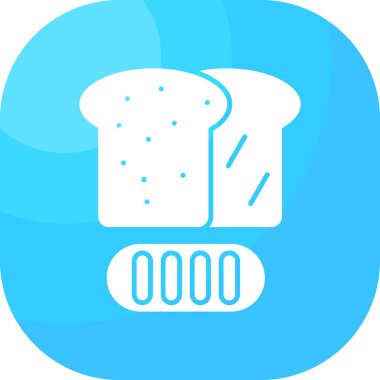 Basit vektör simgesi, fırın illüstrasyonu