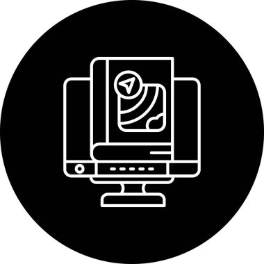 vektör dizüstü simgesi illüstrasyonu