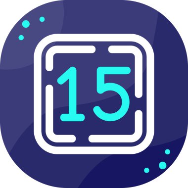 Takvim simgesi vektör illüstrasyonu