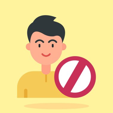 Sigara adam simge yok