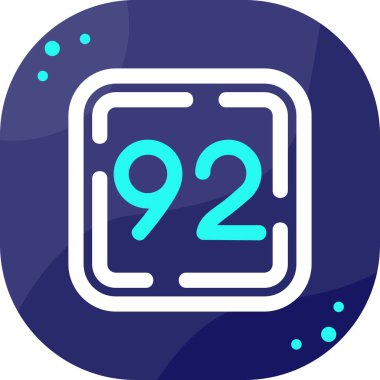 Modern bir simgenin vektör illüstrasyonu