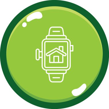 vektör akıllı saat simgesi