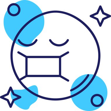 özet vektör illüstrasyon simgesi