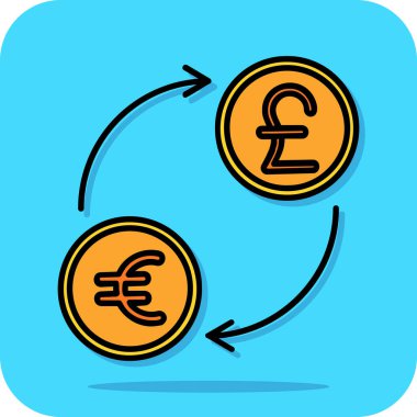 Beyaz arkaplanda izole edilmiş ok vektör simgesi olan sikkeler. para sembolü.