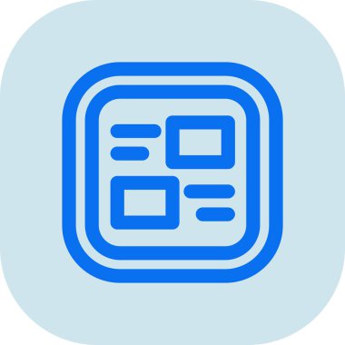 Mobil uygulamanın vektör illüstrasyon simgesi