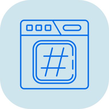 Mutfak simgesinin vektör çizimi