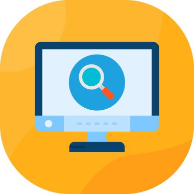 Arama vektörü simgesi modern basit vektör illüstrasyonunu bul