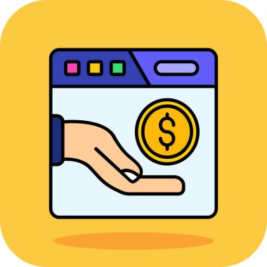 online bankacılık vektör illüstrasyon tasarımı