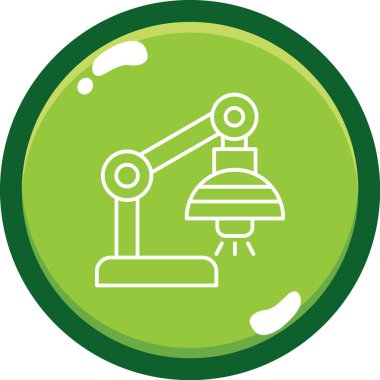 Kişisel ve ticari kullanım için robotik kol vektör simgesi simgesi vektör çizimi..