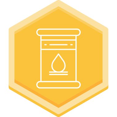 Bir varilin vektör illüstrasyonu