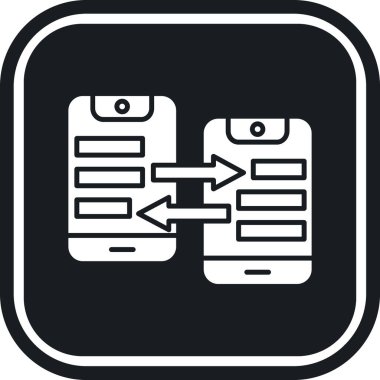 veritabanı vektörü glifleri düz simge