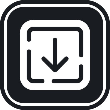 ok yönü aşağı simgesi