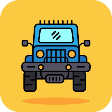 araç simgesi vektör illüstrasyonu