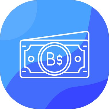 Para için. Web simgesi basit illüstrasyon