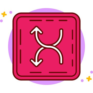 Modern eğitim ikonunun vektör illüstrasyonu