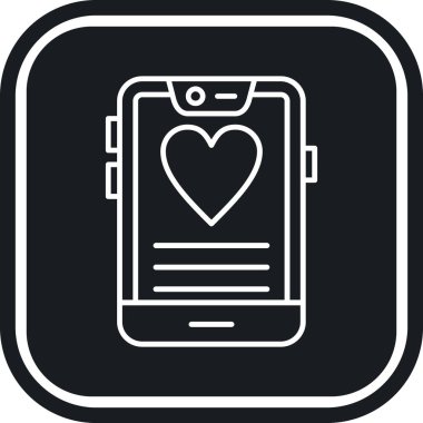 Cep telefonu simgesi, vektör illüstrasyonu