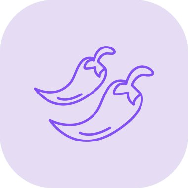 Mor patlıcanın vektör çizimi