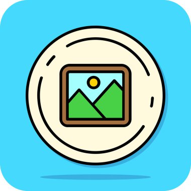 Fotoğraf kamerası vektör simgesi