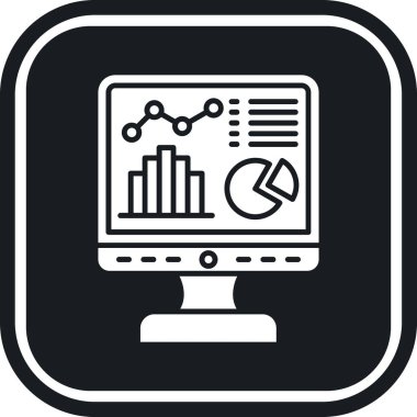 seo modern simgesinin vektör illüstrasyonu