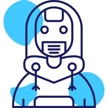 astronot simgesi vektör illüstrasyonu