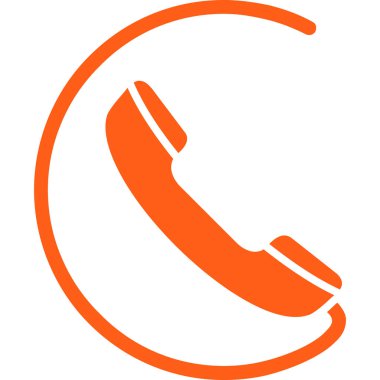 telefon simgesi, vektör illüstrasyonu