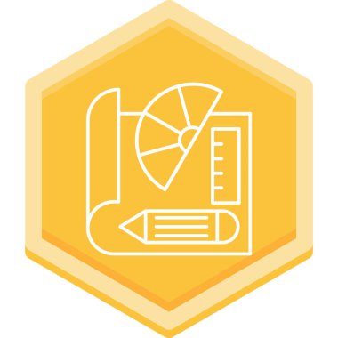 Bir simgenin vektör illüstrasyonu