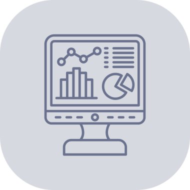 grafik modern simgesinin vektör illüstrasyonu