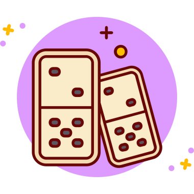 çikolatalı kek renk vektör ikonu tasarımı