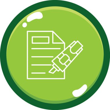 Modern simgenin vektör illüstrasyonu