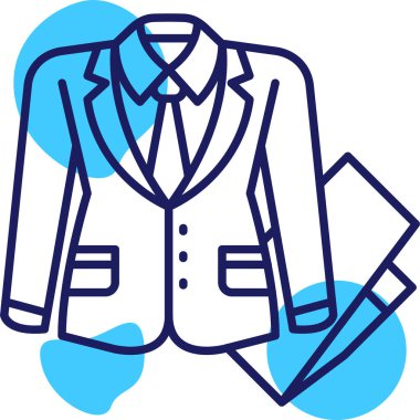 Ceket simge vektör çizim