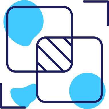 DNA simgesinin vektör illüstrasyonu