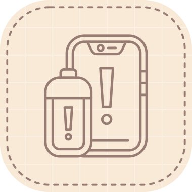 Modern simgenin vektör illüstrasyonu