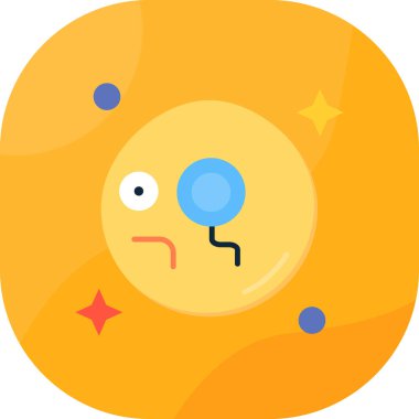 Göz simgesi vektör illüstrasyon tasarımlı emoji