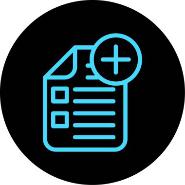 belge simgesi, vektör çizimi