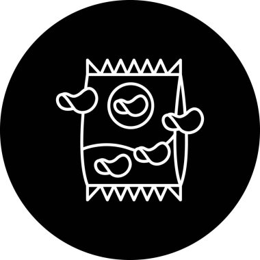 Çizgi film simgesinin vektör çizimi