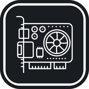 Modern bir simgenin vektör illüstrasyonu