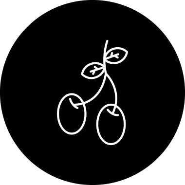 Zeytin simgesi işaret vektör illüstrasyonu