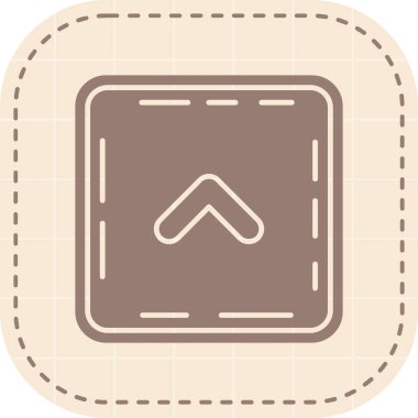 Bir köpeğin modern simgesinin vektör çizimi