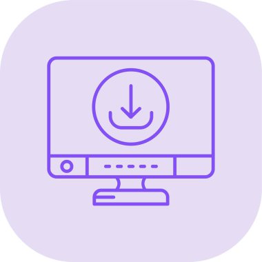 bilgisayar simgesi vektör illüstrasyonu