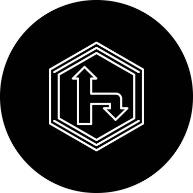 Bir ev simgesinin vektör illüstrasyonu