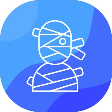 Maske. Web simgesi basit illüstrasyon