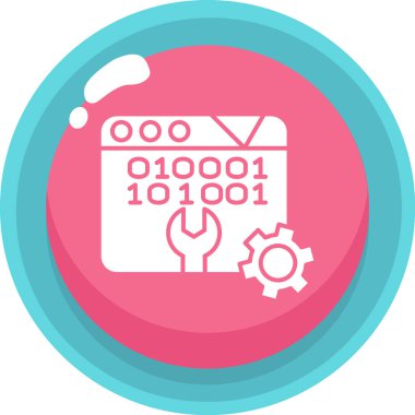 Dijital teknoloji konseptinin illüstrasyon vektörü