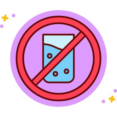 Alkol simgesi vektör çizimi yok