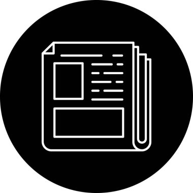 Belge simgesinin vektör illüstrasyonu